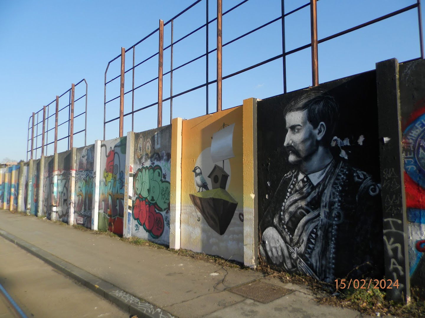 Mural of Stevan Sindjelić