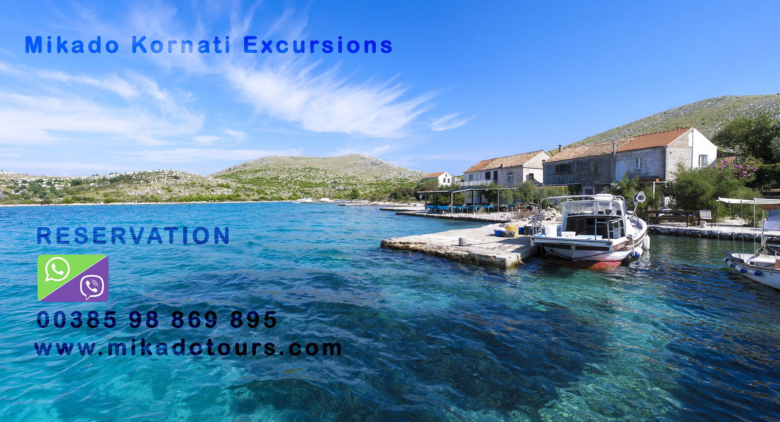 Boat Excursions National park Kornati