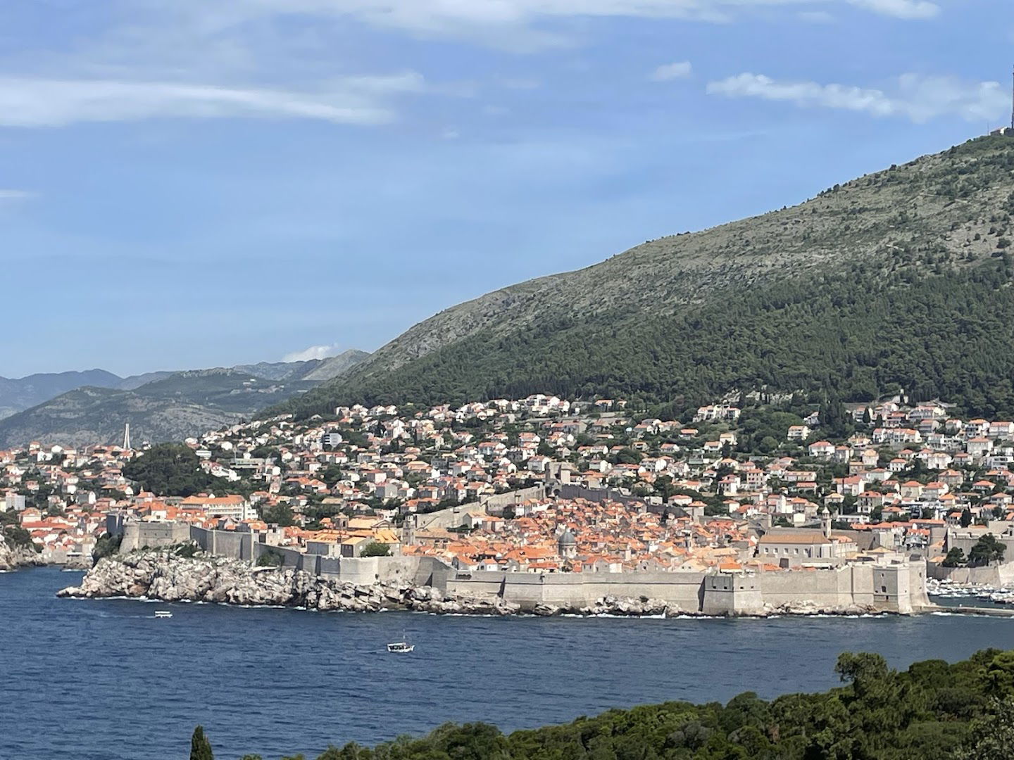 Viewpoint unobstructed dubrovnik