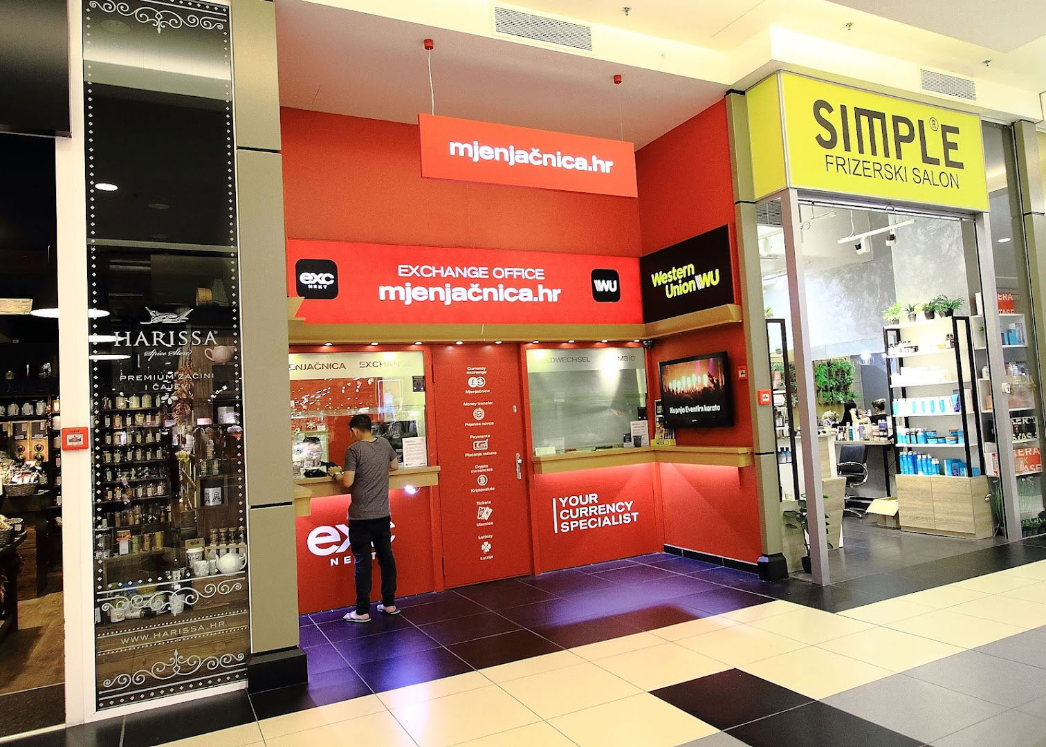 Mjenjačnica Exclusive Change Zagreb Arena Centar