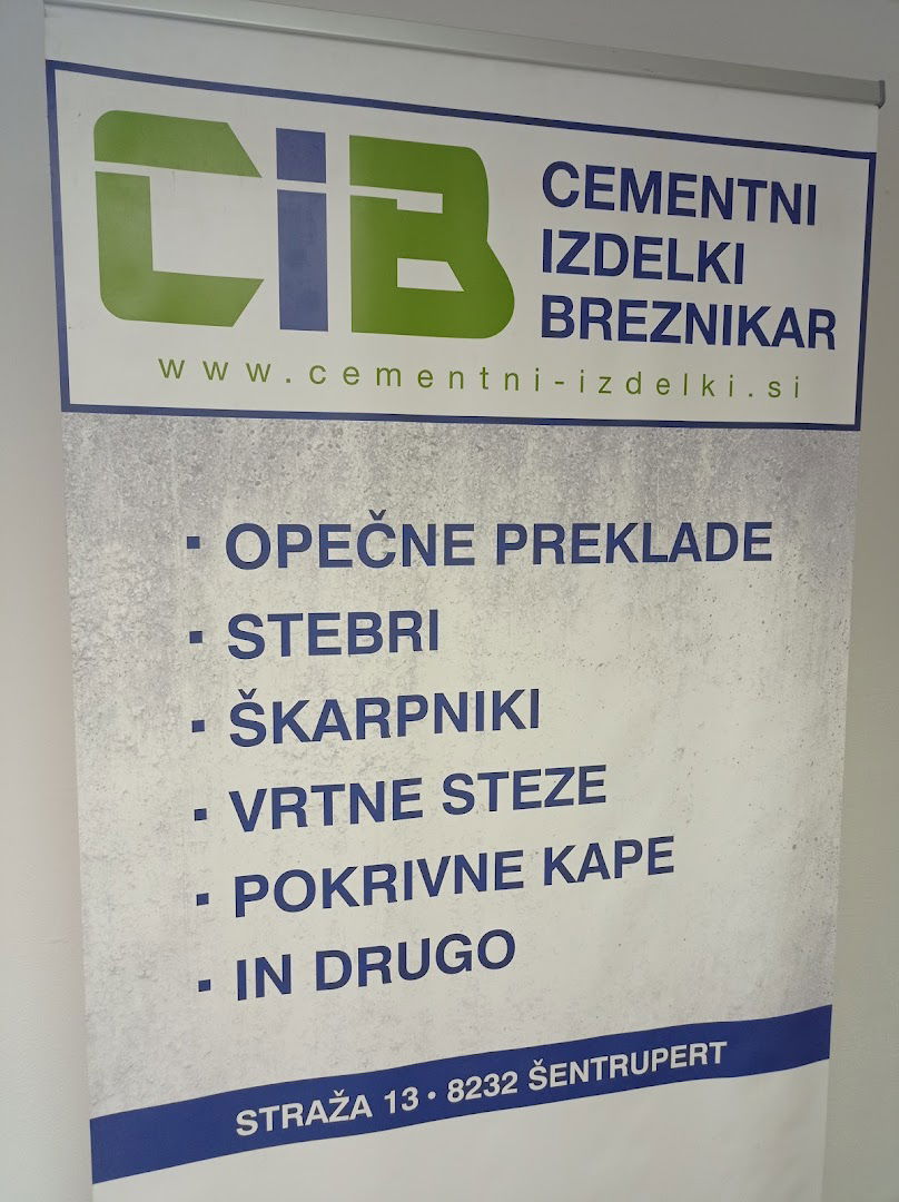 Cementni izdelki Breznikar