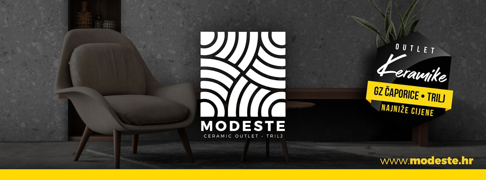 MODESTE Ceramic outlet • Trilj