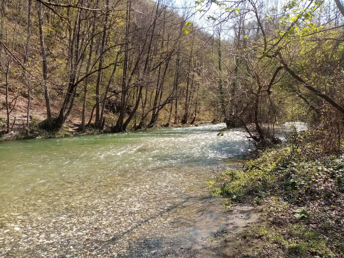 River Gradac crossing
