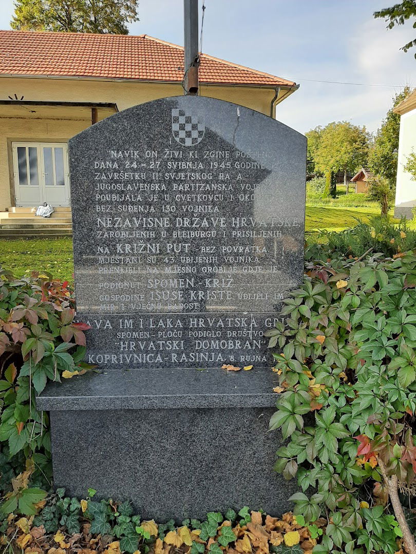 Monument to the killed Croatian soldiers