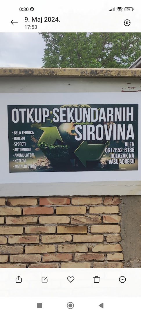 Otkup sekundarnih sirovina