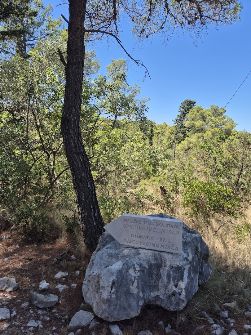 Pješačko tematska staza otkrivajući Mirca