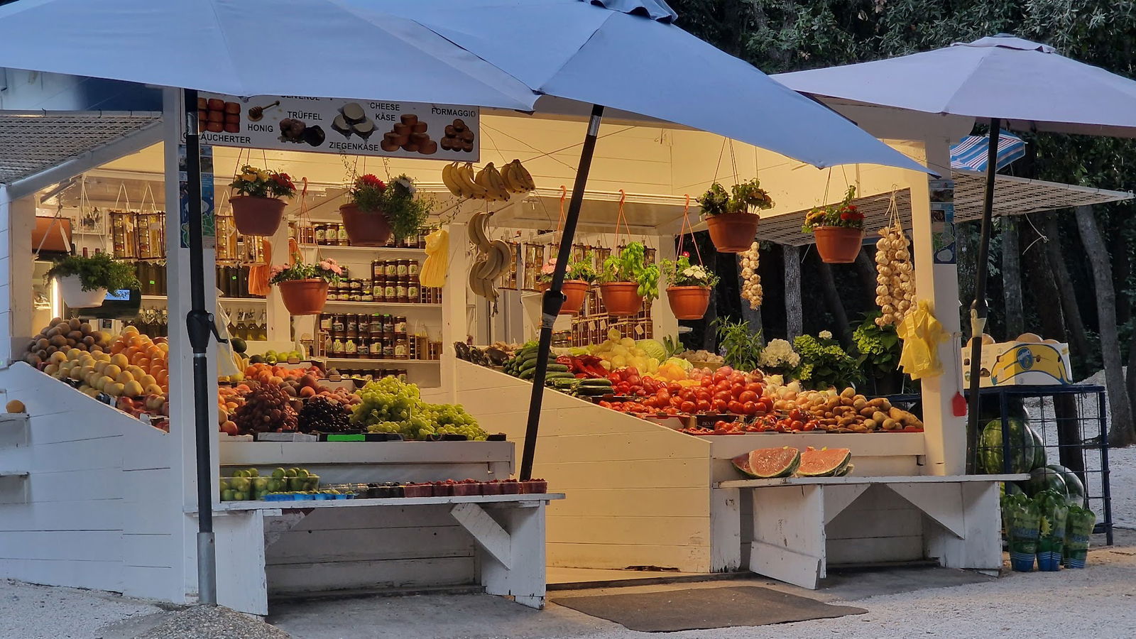 Fruits and vegetables