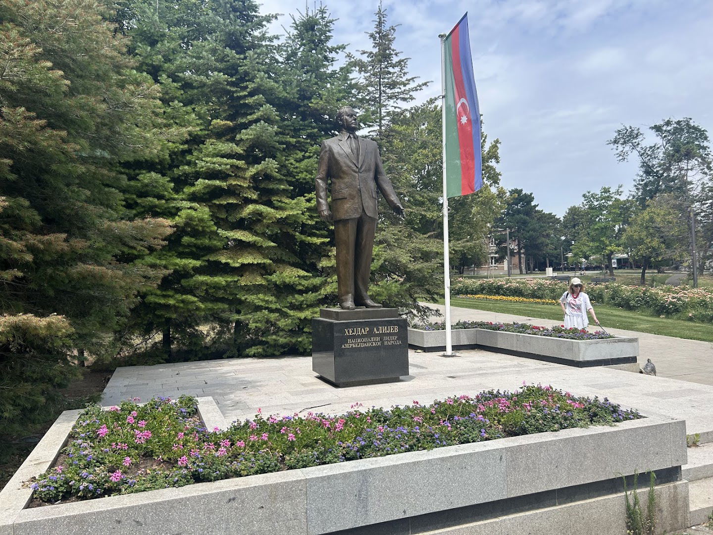 Statue of Heydar Aliyev