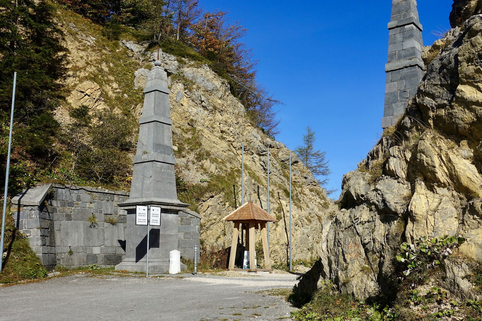 Old Ljubelj pass mountain lodge