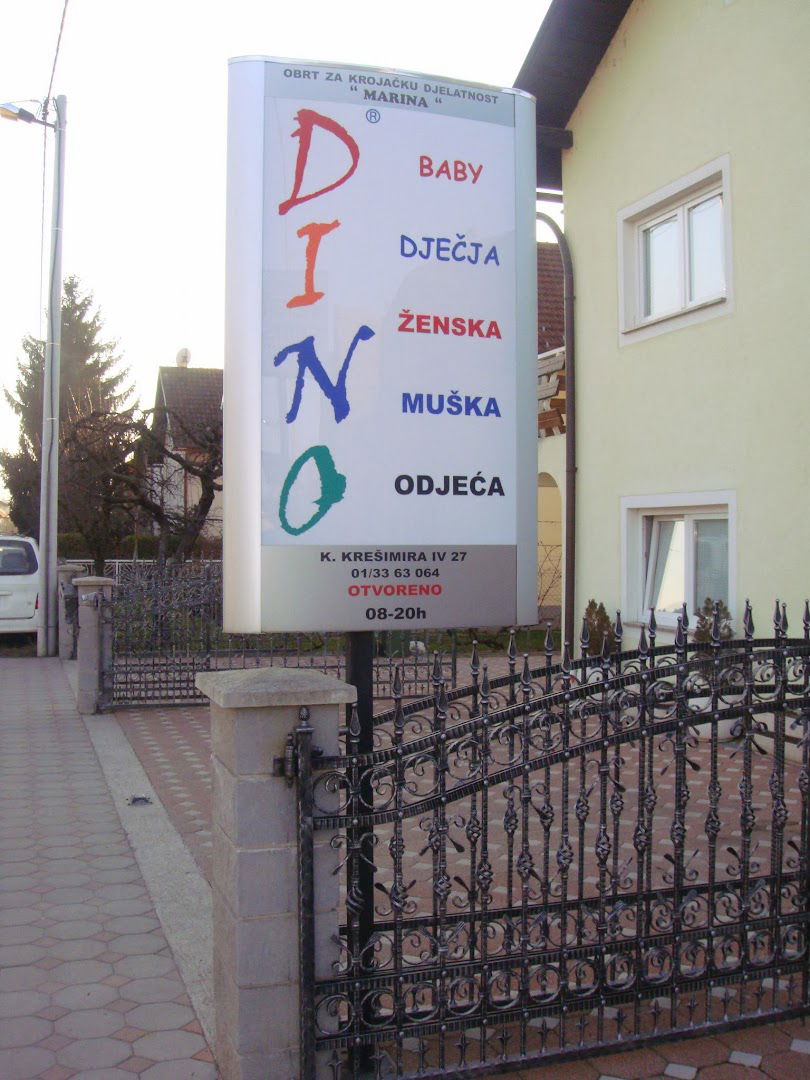 DINO ODJEĆA- "MARINA" obrt