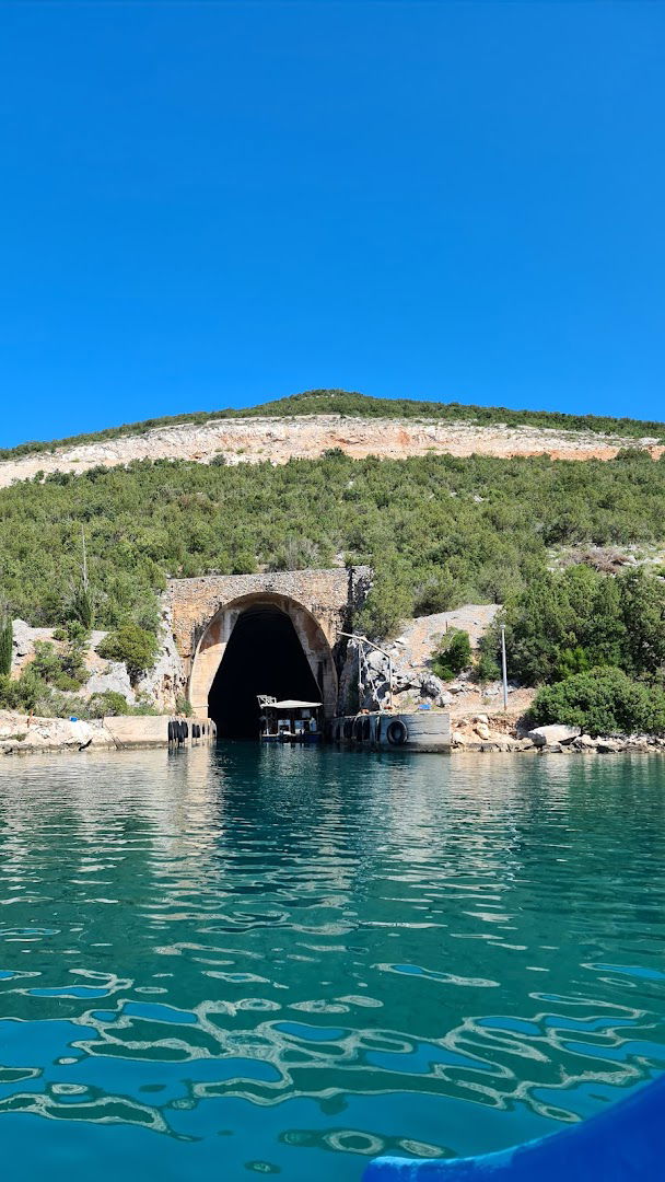 Old military sea tunnel