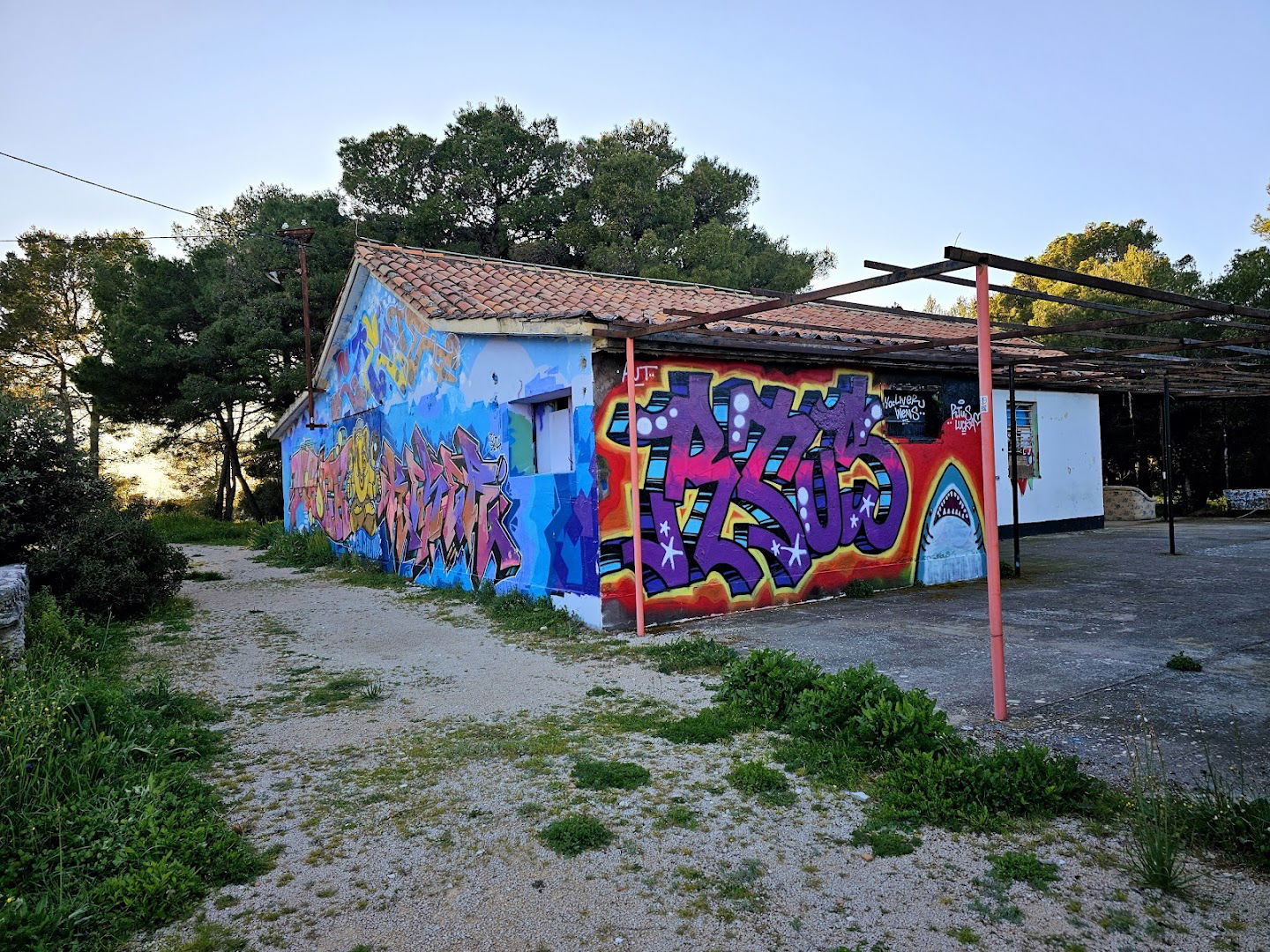 Verlassener Campingplatz