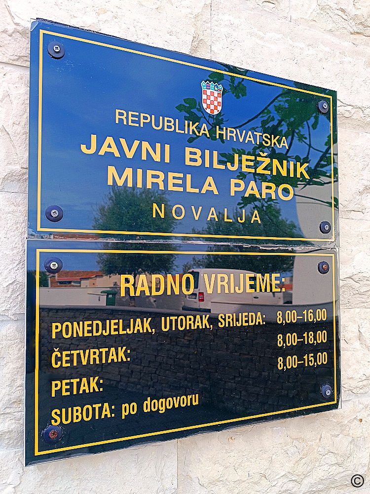 Javni bilježnik Mirela Paro