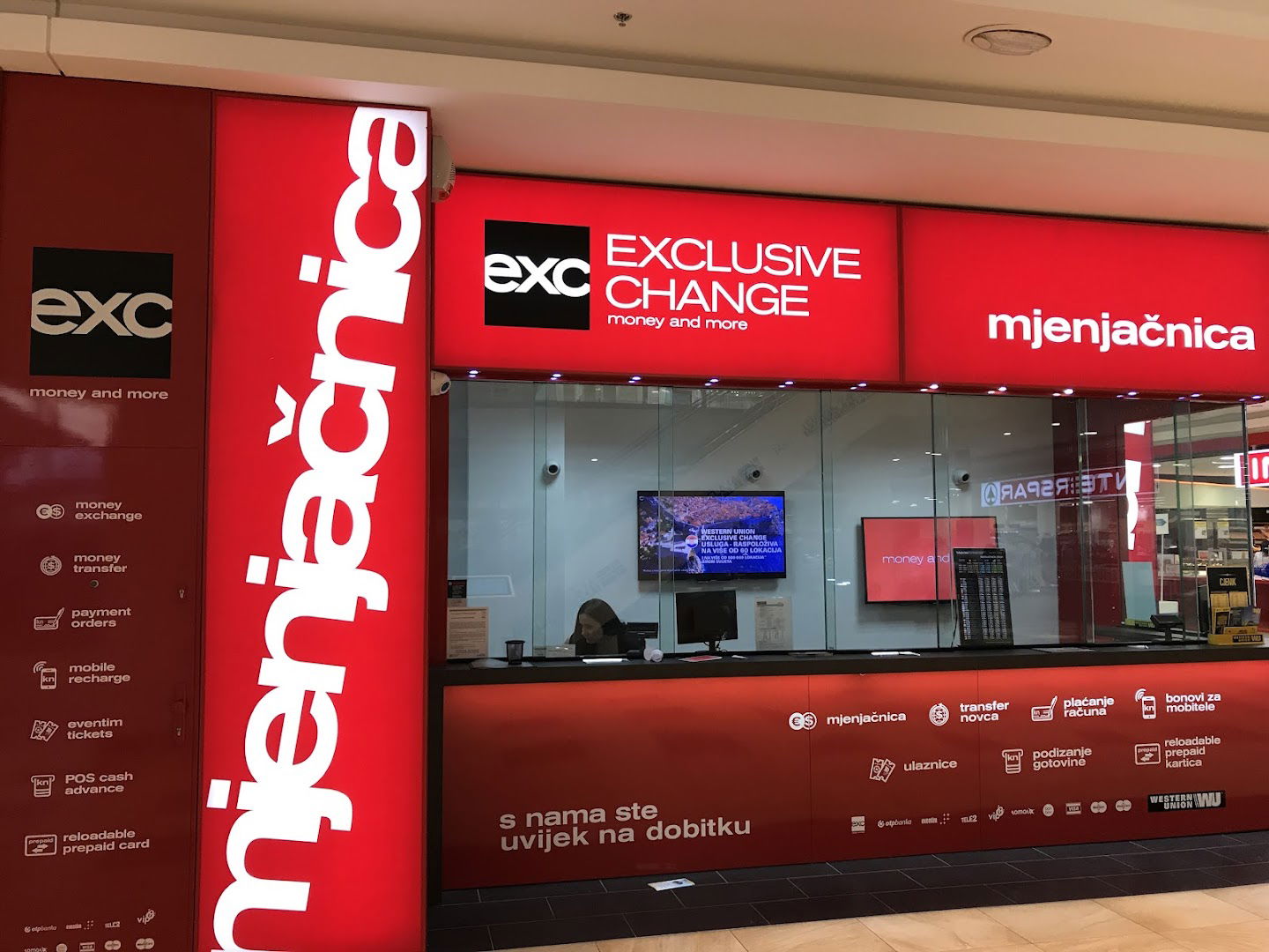 Mjenjačnica Exclusive Change Split Mall of Split