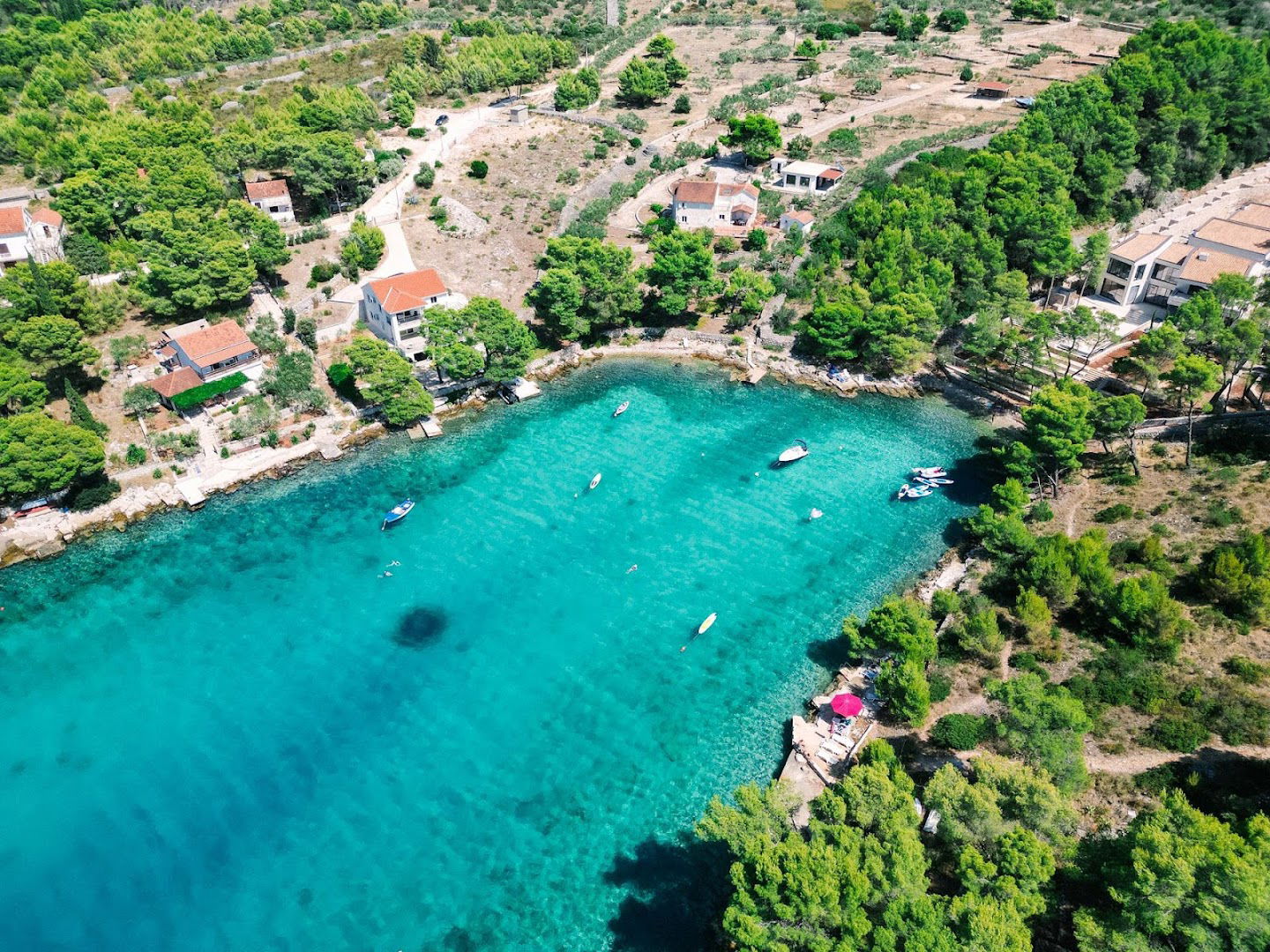 Villa Leptir - Makarac Bay, Milna, Island of Brač