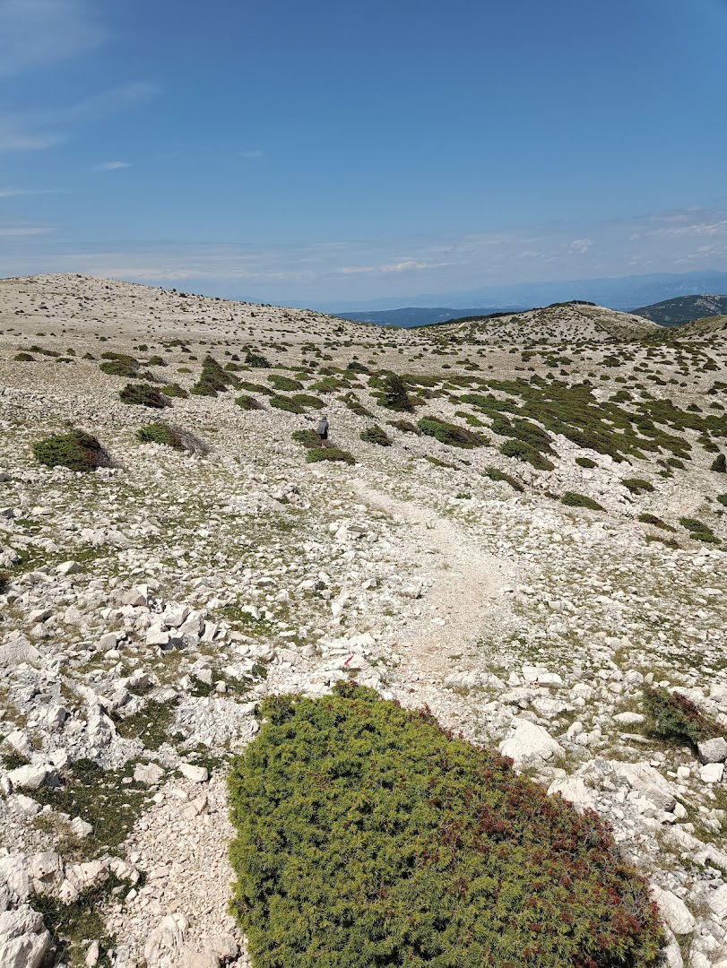 Start point hiking trail Obzova