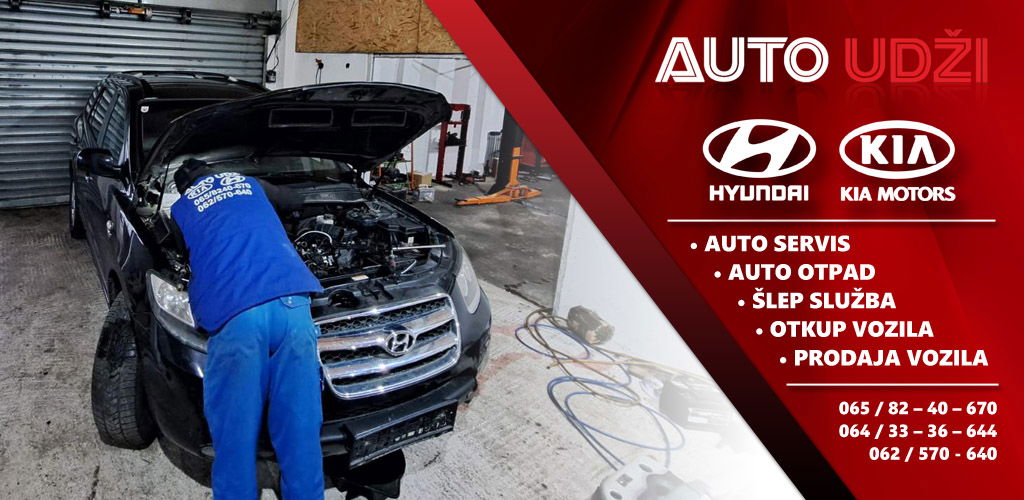 Auto servis i šlep služba Udži - Aranđelovac (Polovni auto delovi Hyundai)