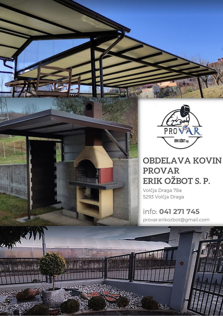 Obdelava kovin, PROVAR, Erik Ožbot s.p.