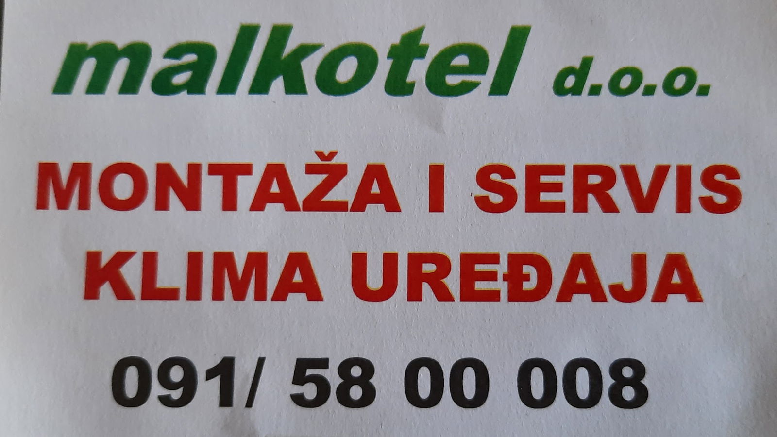 Malkotel d.o.o. Montaža i servis klima uređaja