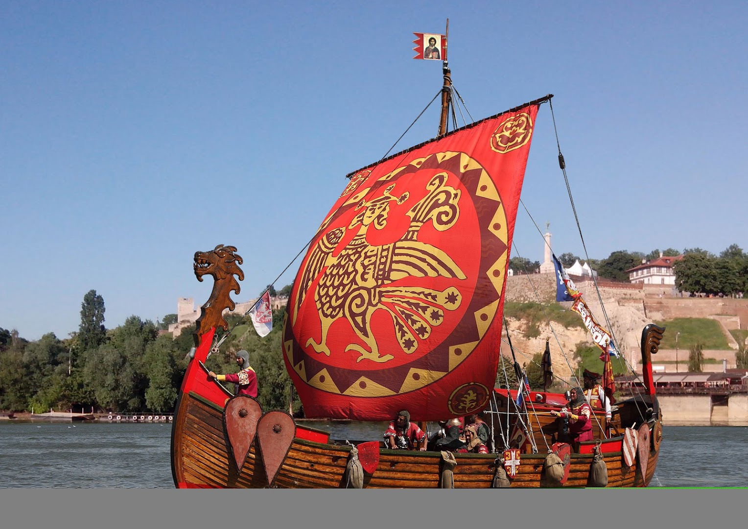 СВИБОР витешки брод "Славјана" SVIBOR Medieval Knight Boat SLAVJANA