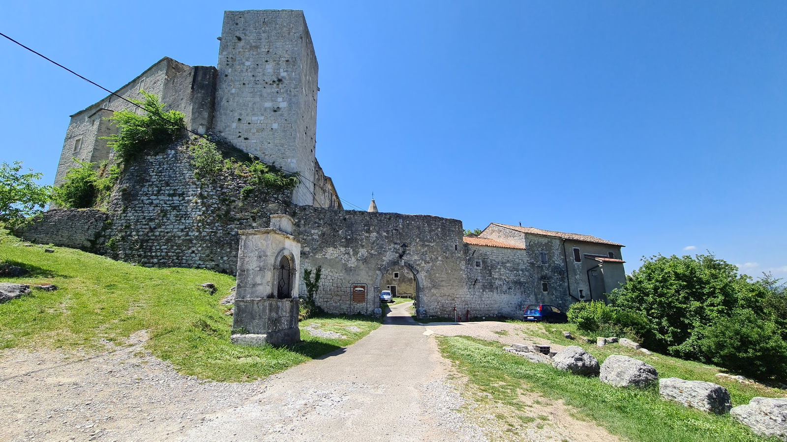 Kršanski Castle or the old city Kršan