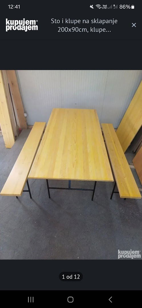 Stolovi i klupe dm