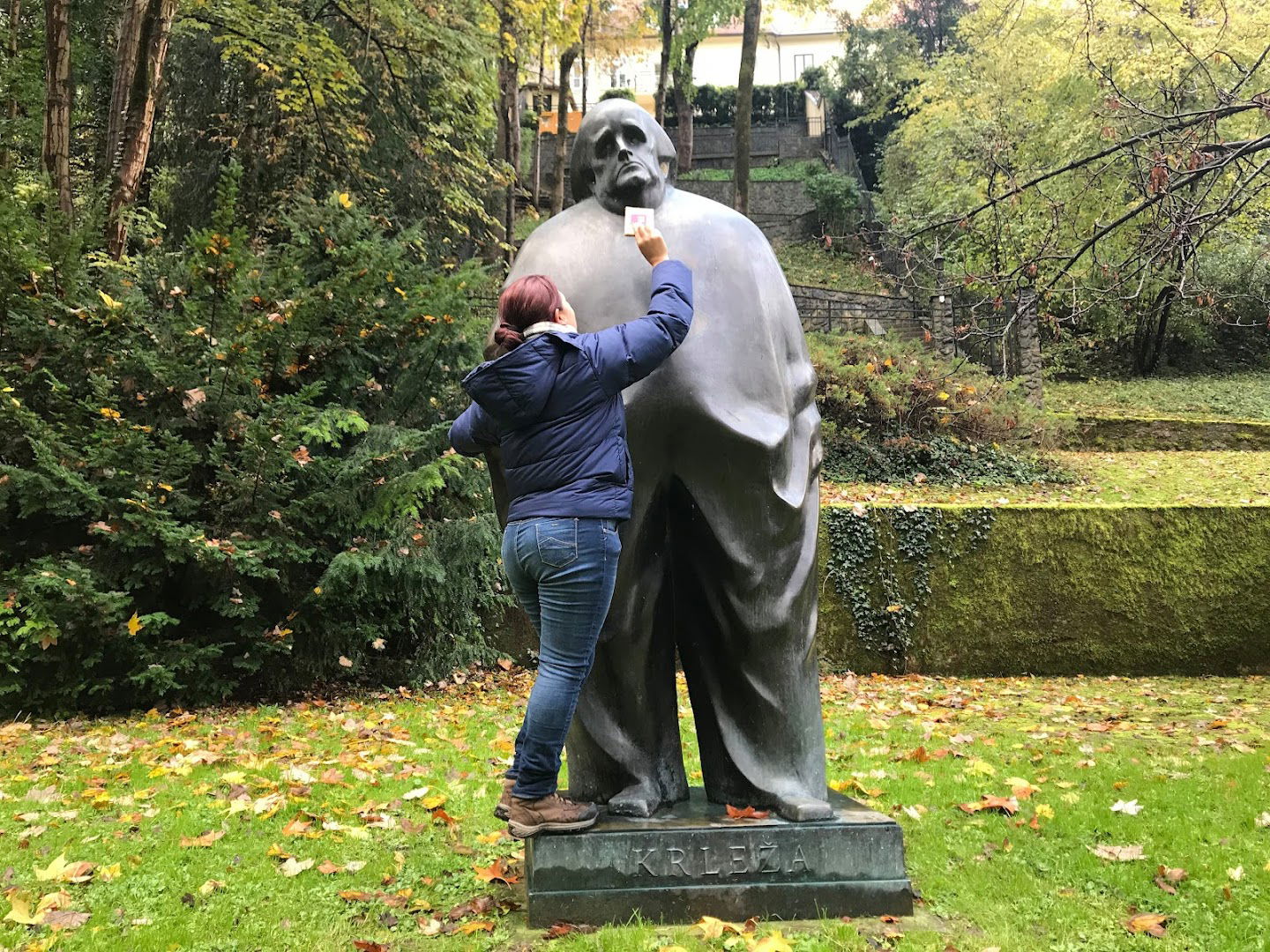 Statue of Miroslav Krleža