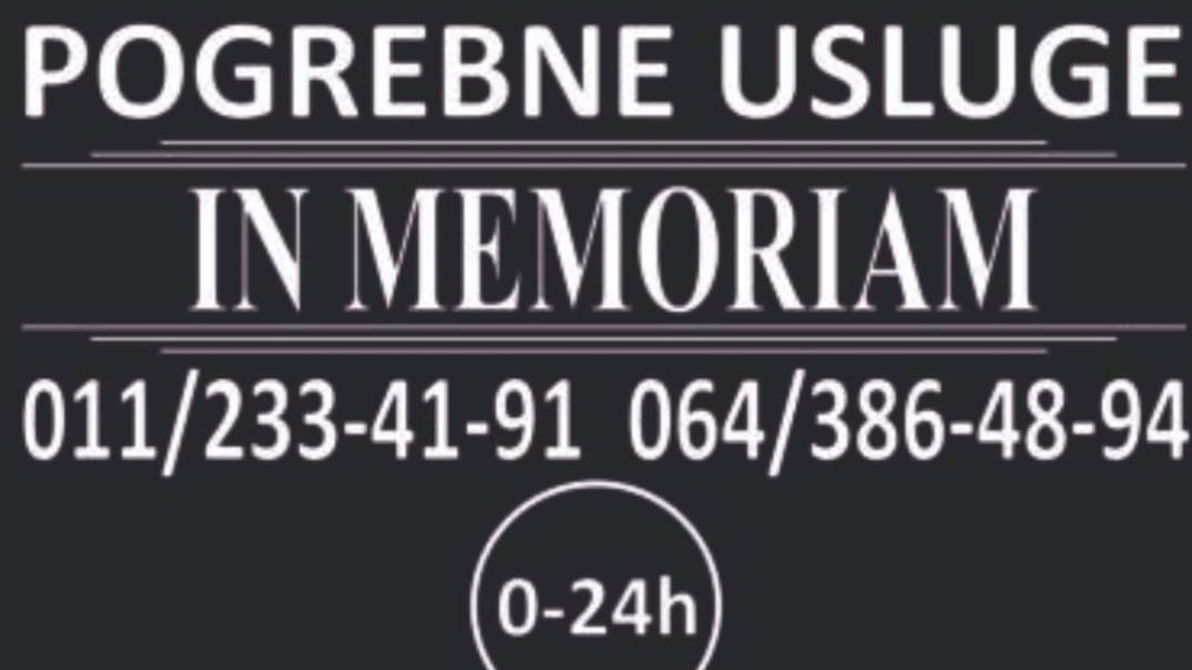 Pogrebne usluge Beograd Pogrebno In Memoriam