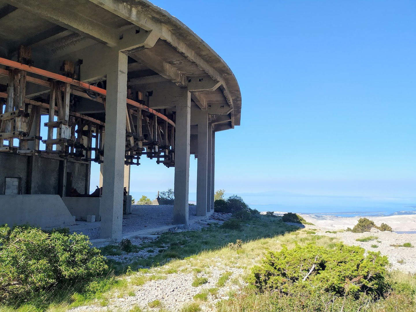Old turning Station, Abandoned Material Ropeway Veliki Alan-Stinica