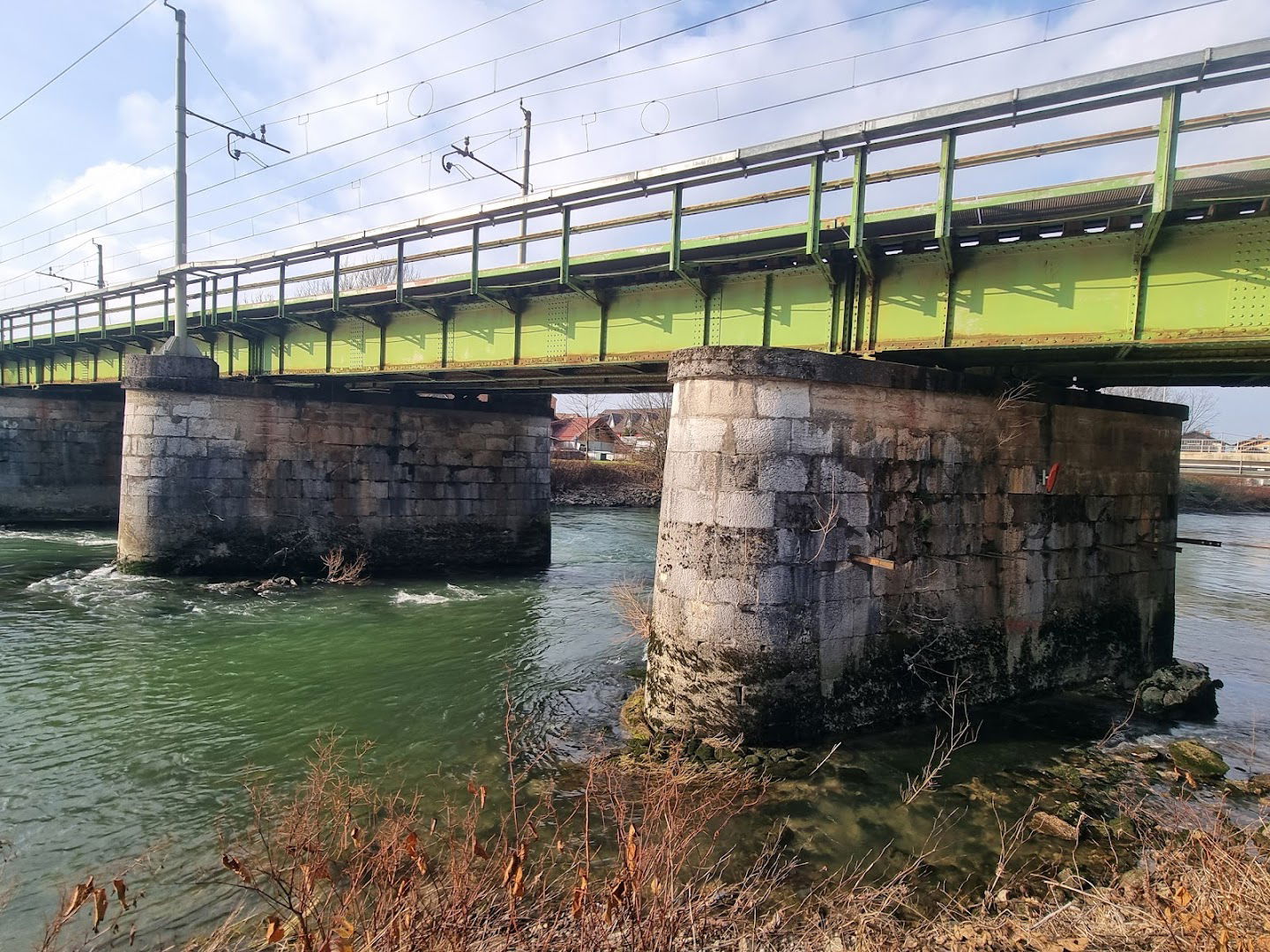 Železniški most čez Ljubljanico