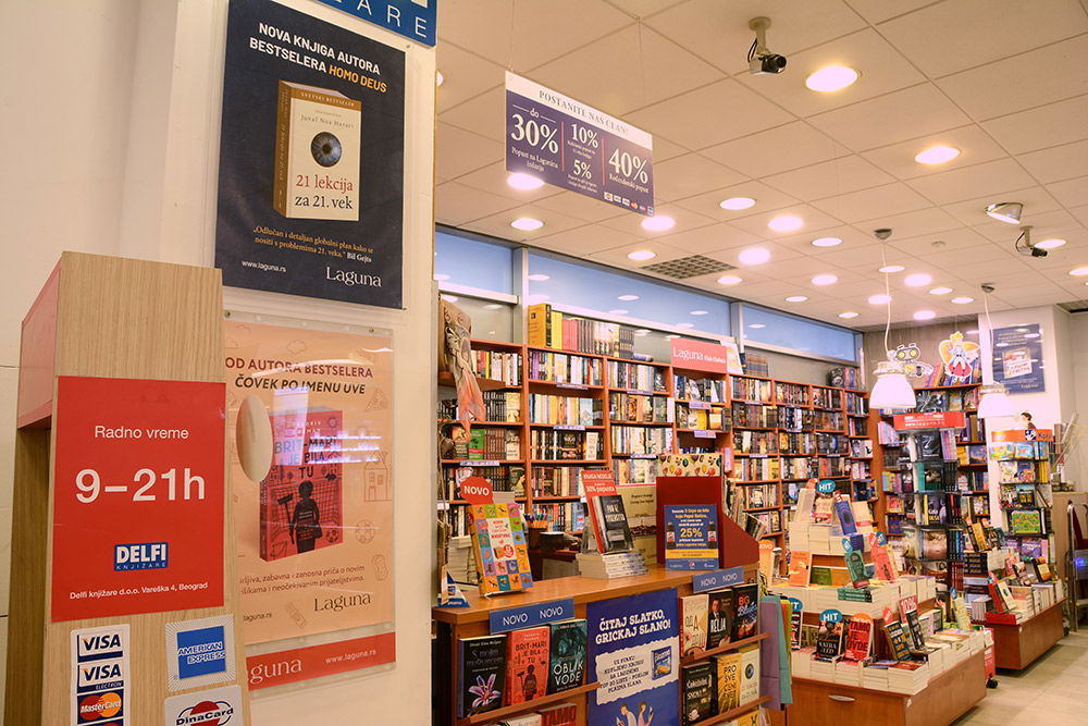 Delfi knjižara | Laguna – klub čitalaca