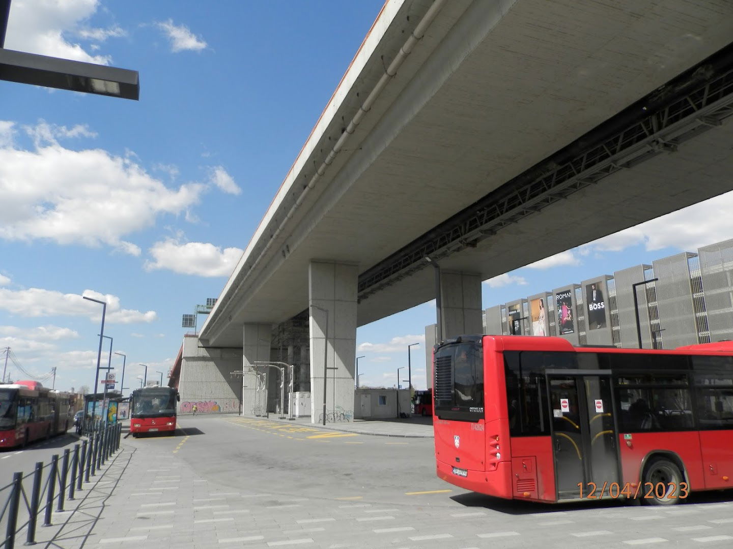 Bus Turnpike Belgrade Waterfront