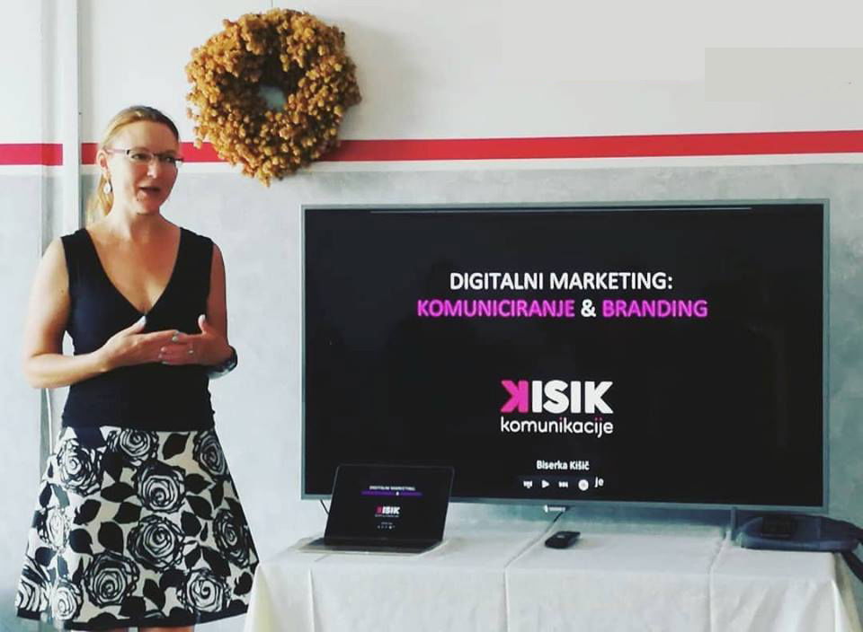 KISIK Komunikacije d.o.o., Biserka Kišič - Digitalni marketing in izobraževanje