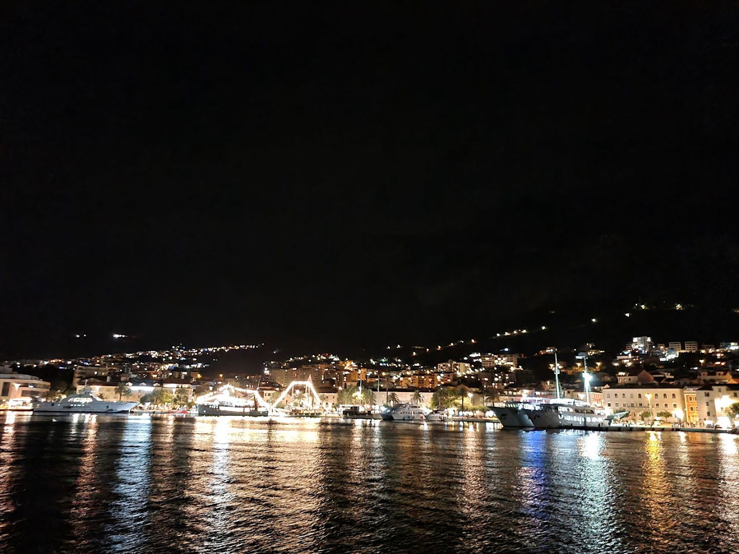 Makarska Ferry Port view