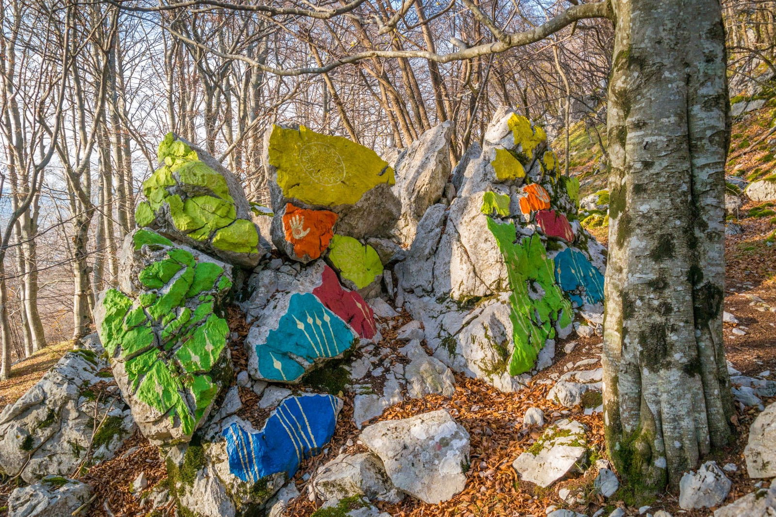 Rock Art Moss I & II, Učka Land Art Trail