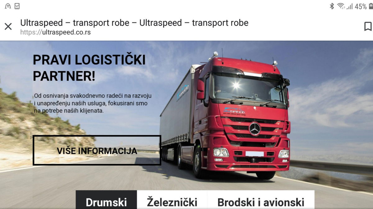 Ultra Speed Špedicija