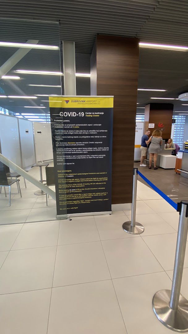 COVID-19 Testing Center Dubrovnik Airport