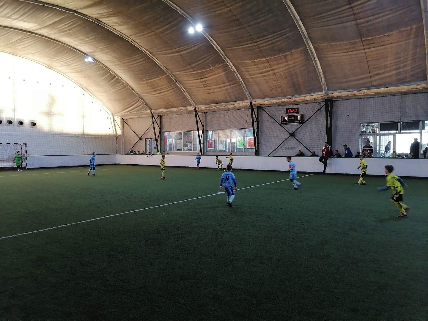 Indoor football field