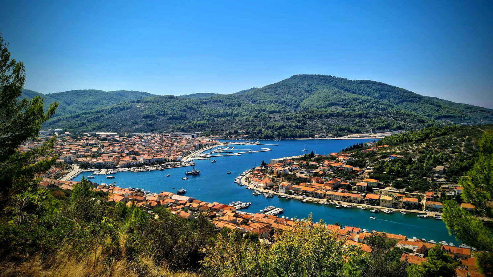 View point of Vela Luka