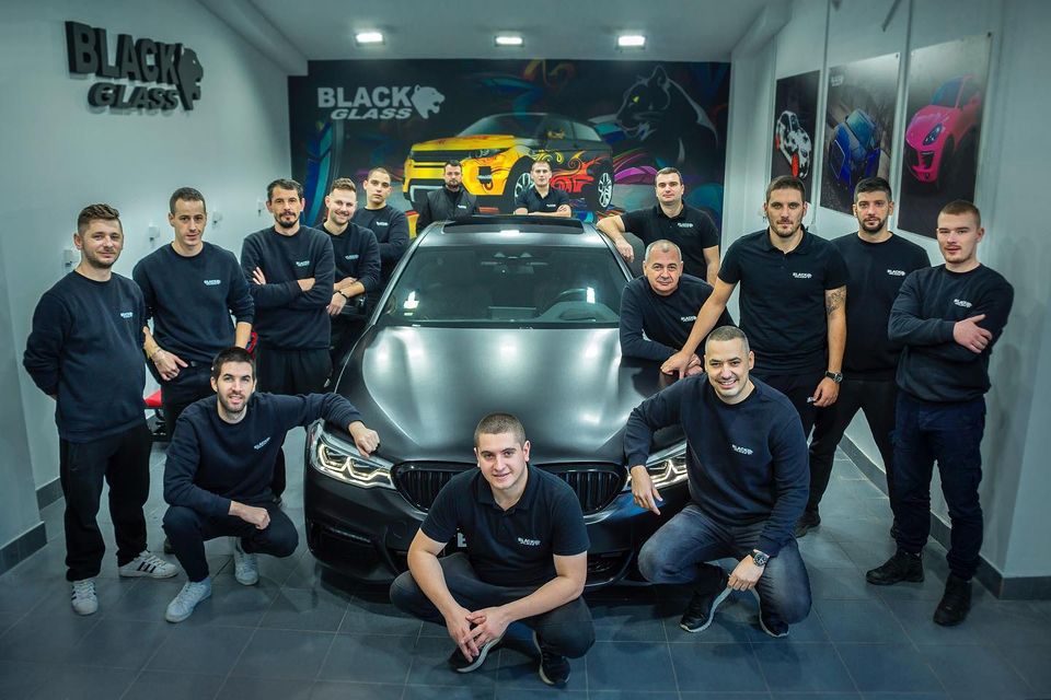 Black Glass Zatamnjivanje stakala