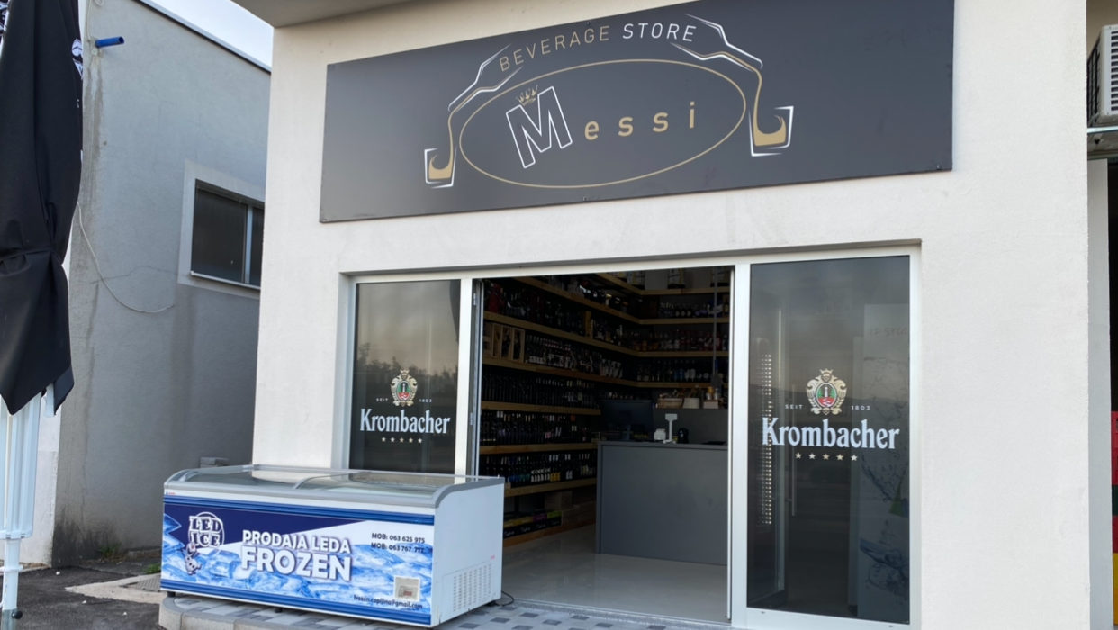 Beverage store Messi “Krombacher Grude”