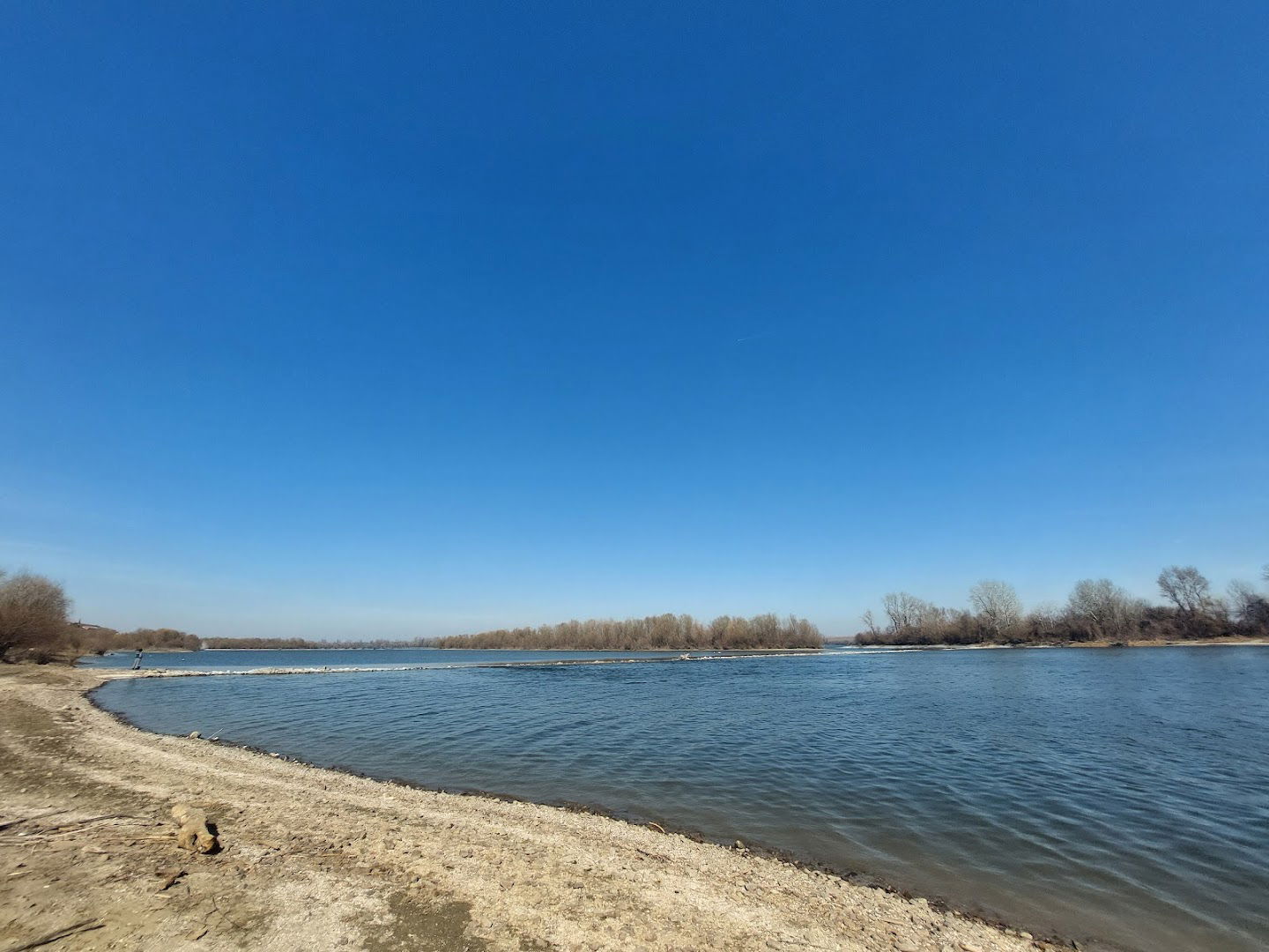 Estuary Tysa in Danube