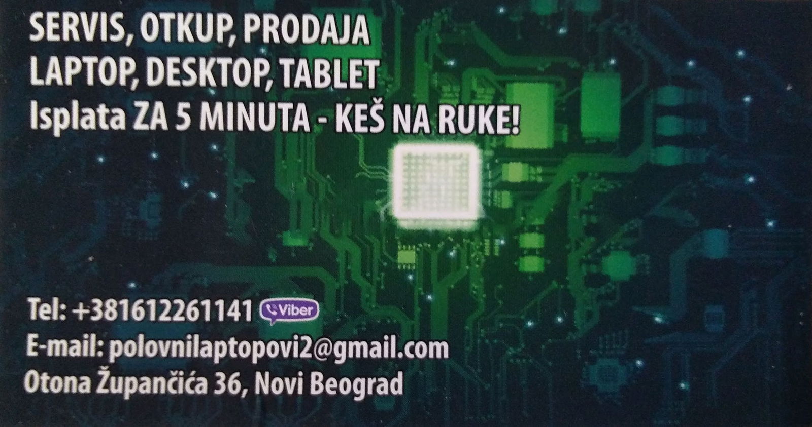 Repair of laptops and desktop computers, parts, buying and selling