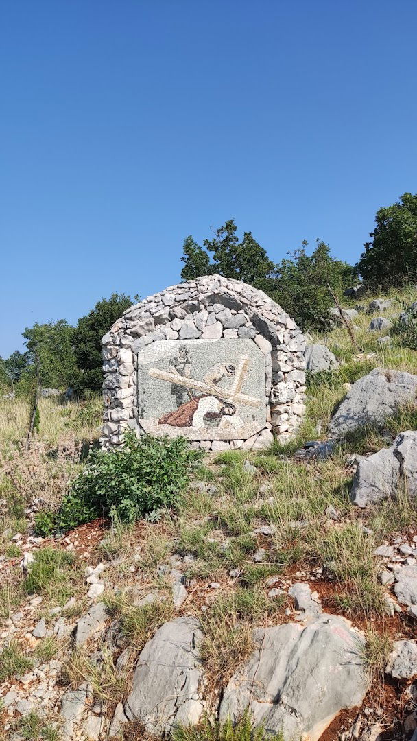 Via Crucis Gorica - 9. station (author Drago Bušić)